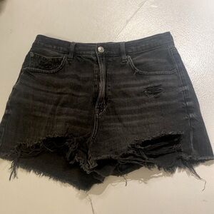 American eagle size 8 black jeans distressed🖤🖤